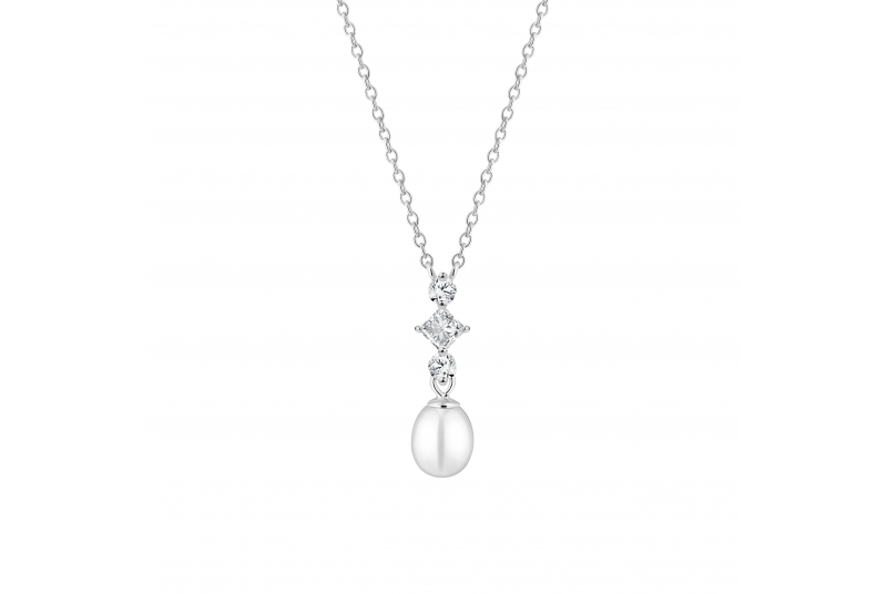 Кулон SK25230N Белый жемчуг